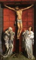 Weyden, Rogier van der - Christus on the Cross with Mary and St John